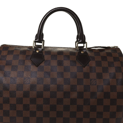 Louis Vuitton Damier Ebene Speedy 35 8 of 10
