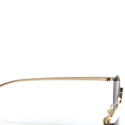 Chanel Metal Cat Eye Sunglasses 4255 Gold 5 of 8