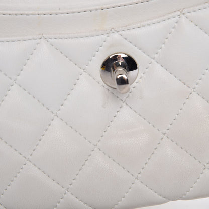Chanel Lambskin Quilted Single Flap White 11 of 14