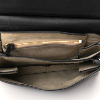 Chloe Suede Calfskin Medium Faye Shoulder Bag Black 5 of 5
