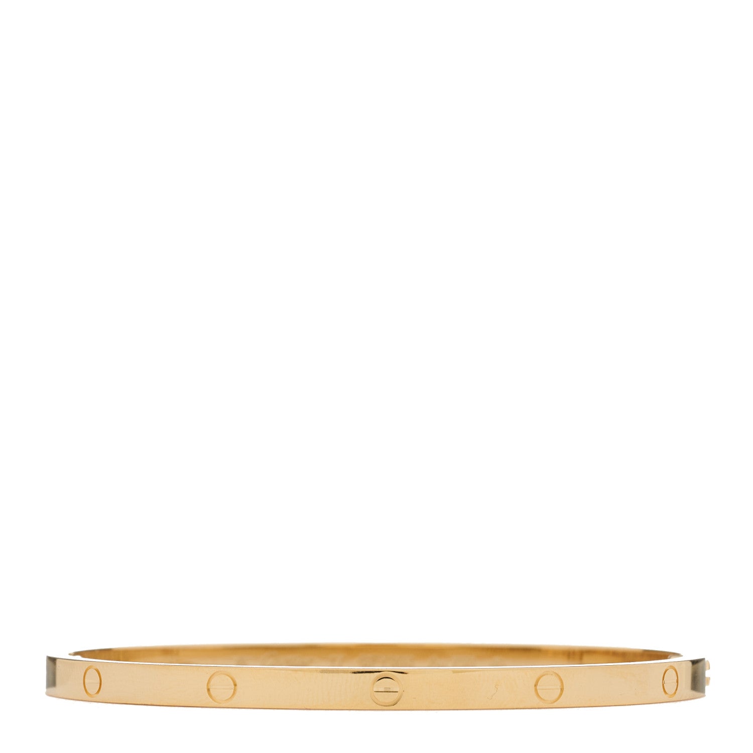 Cartier 18K Yellow Gold Small LOVE Bracelet 17 1 of 8
