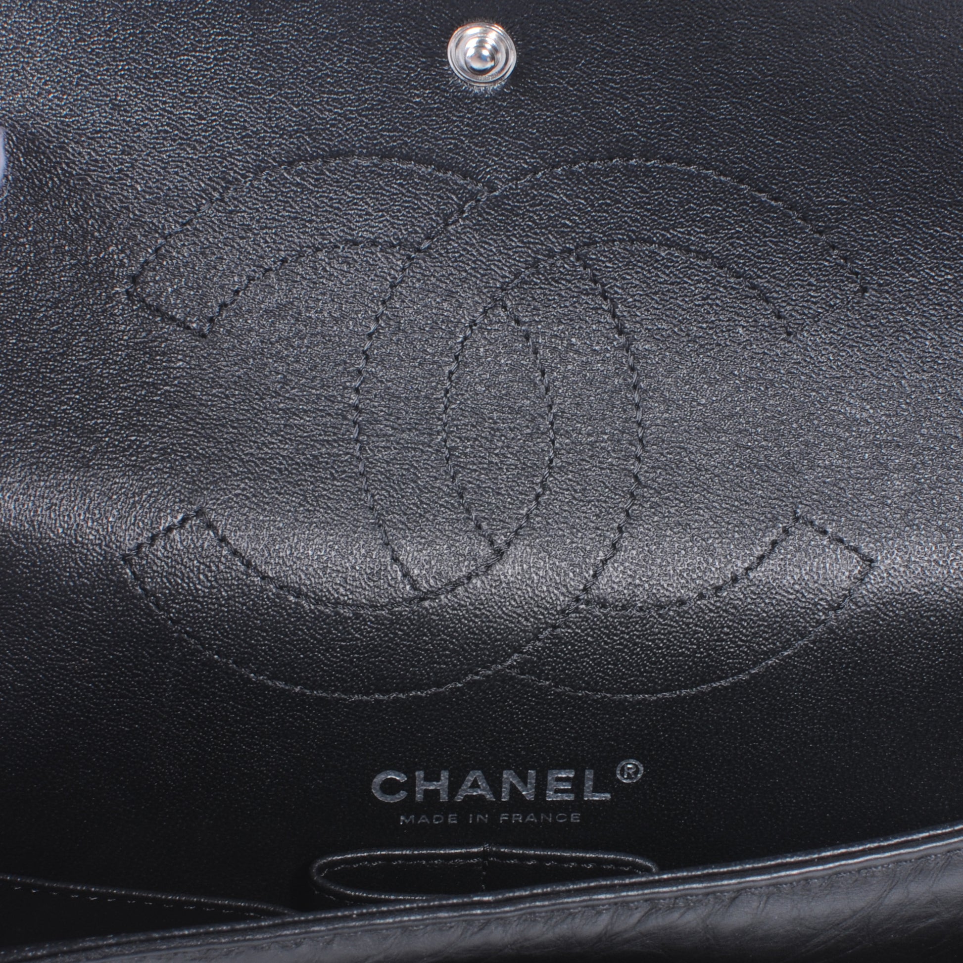 Chanel Aged Calfskin Lucky Charms 2.55 Reissue 225 Flap Black 5 of 9