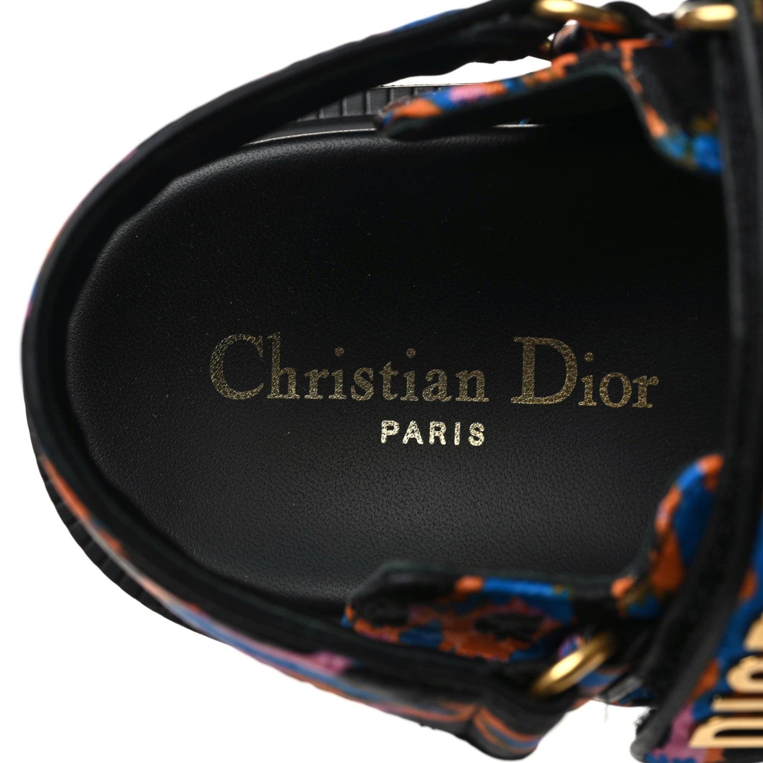 Christian Dior Technical Fabric Mizza Print DiorAct Sandals 36.5 Multicolor 6 of 10