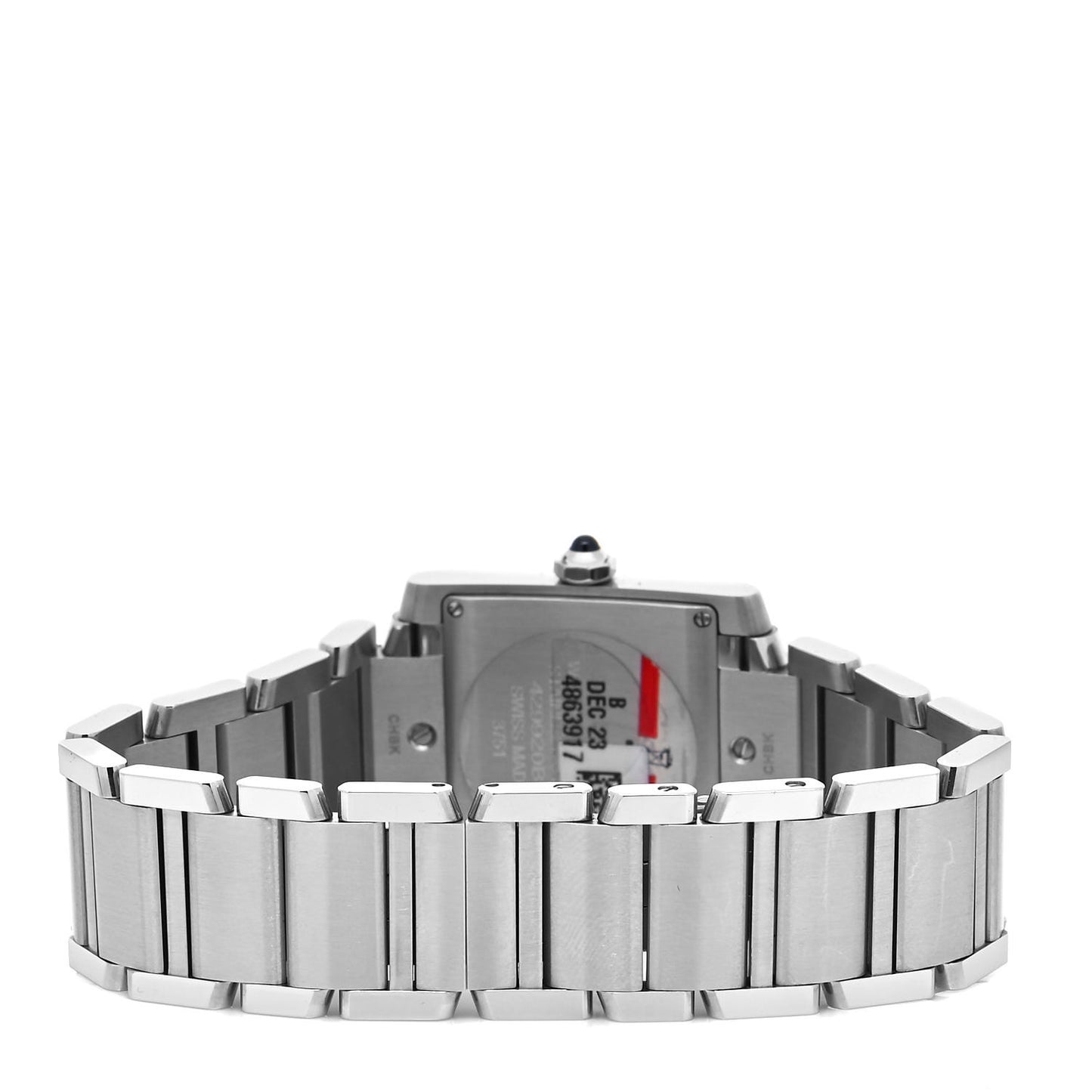 Stainless Steel 25mm Tank Francaise Quartz Watch