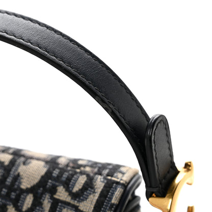 Christian Dior Oblique Mini Saddle Bag Blue 13 of 13