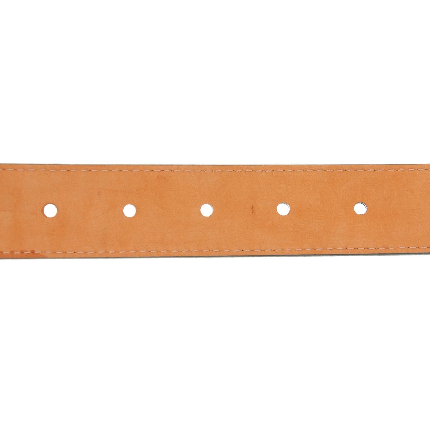 Louis Vuitton Epi LV Initiales Belt 85 34 Indigo 5 of 7