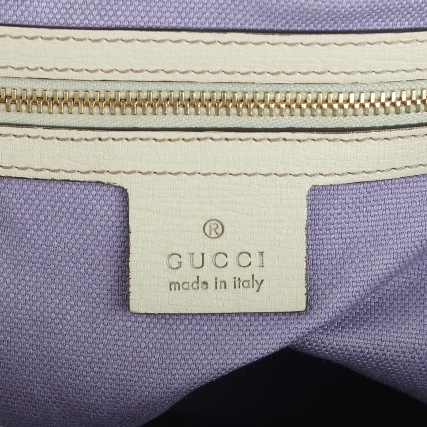 Gucci Calfskin Flora Infinity Medium Nice Tote Off White 6 of 7