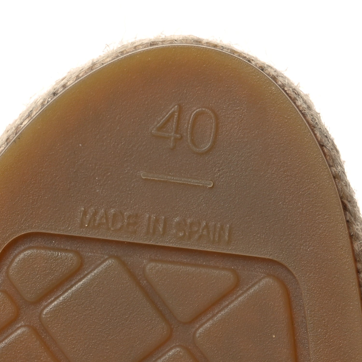 Chanel Lambskin CC Espadrilles 40 Beige Black 8 of 15