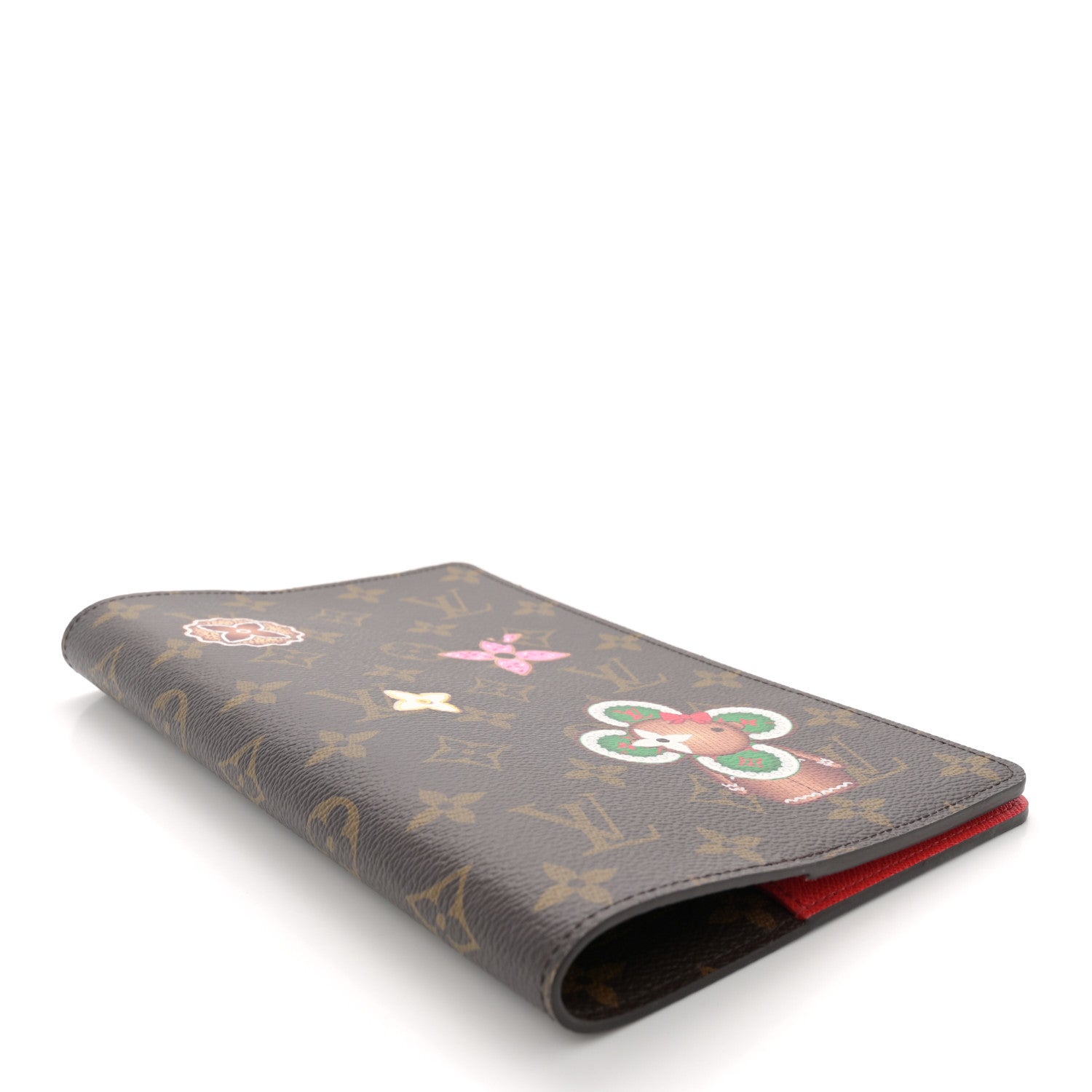 Louis Vuitton Monogram Emily Notebook Cover MM Coquelicot 4 of 7