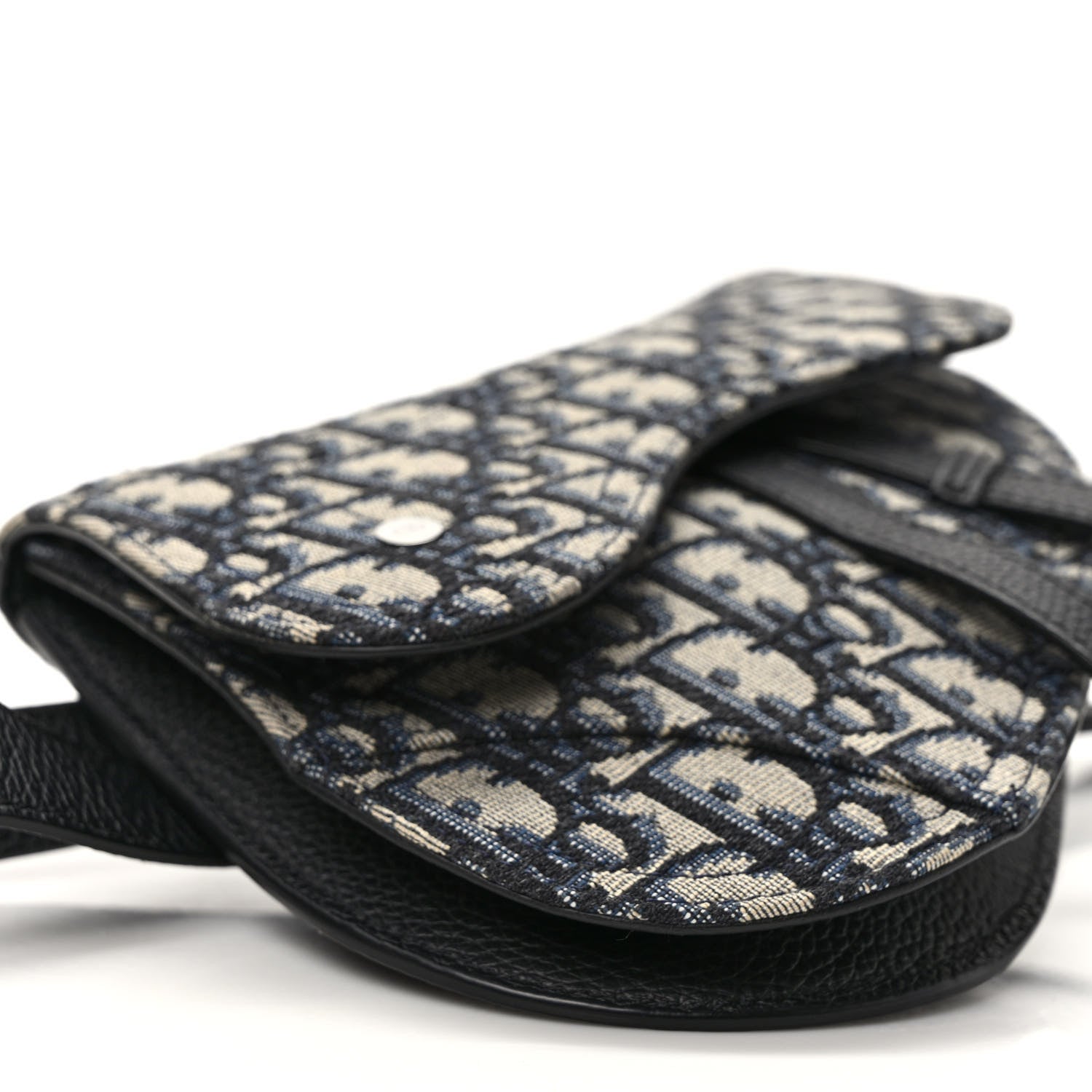 Christian Dior HOMME Oblique Saddle Belt Bag Blue 13 of 16