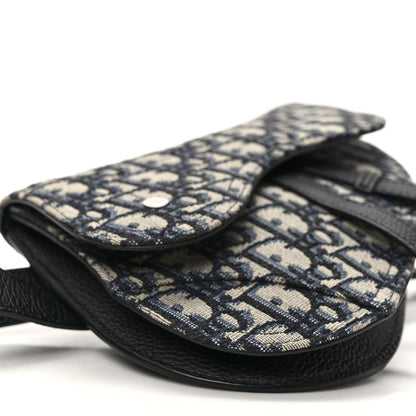 Christian Dior HOMME Oblique Saddle Belt Bag Blue 13 of 16