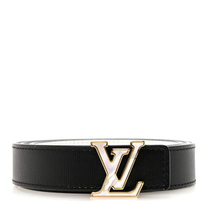 Louis Vuitton Epi 25mm LV Reversible Belt 85 34 Black White 1 of 6