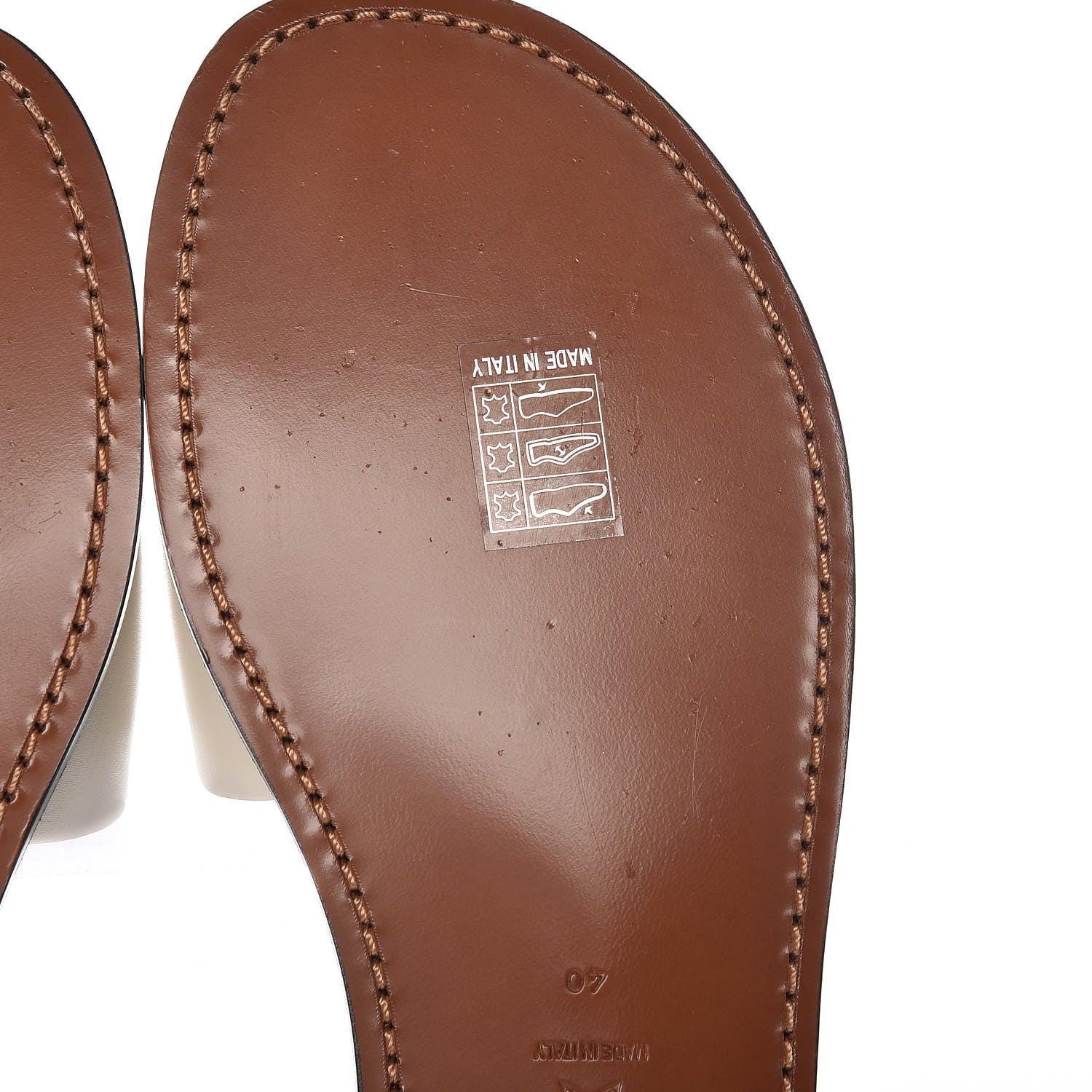 Christian Dior Calfskin Dio(r)evolution 10mm Slide Sandals 40 Off White 9 of 10