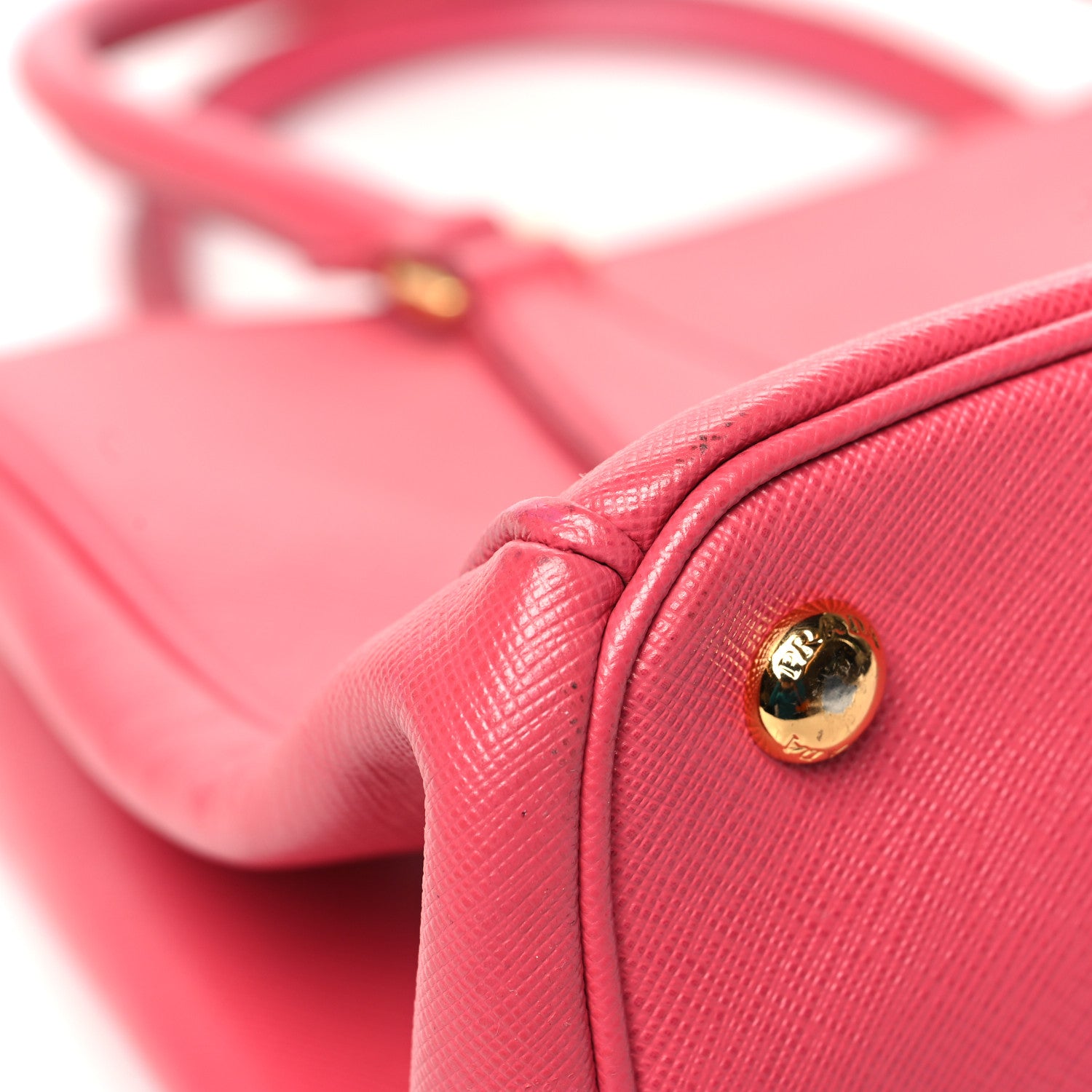 Prada Saffiano Medium Galleria Double Zip Tote Fuxia 12 of 19