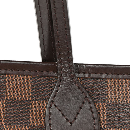 Louis Vuitton Damier Ebene Neo Neverfull MM Rose Ballerine 15 of 26