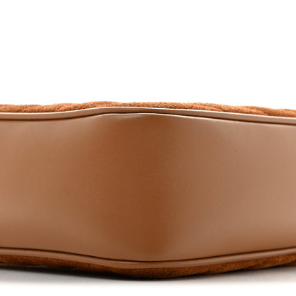 Saint Laurent Suede Matelasse Monogram Lou Camera Bag Cinnamon 8 of 12