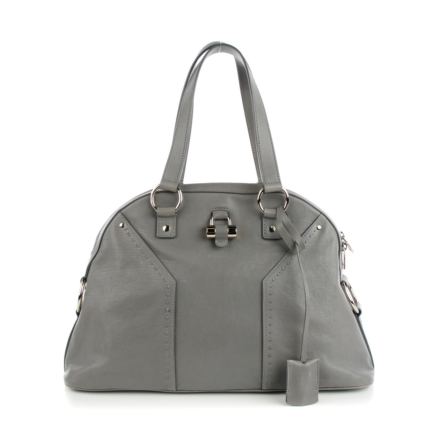 Calfskin Large Muse Gray
