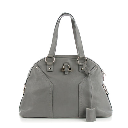 Saint Laurent Calfskin Large Muse Gray 1 of 7