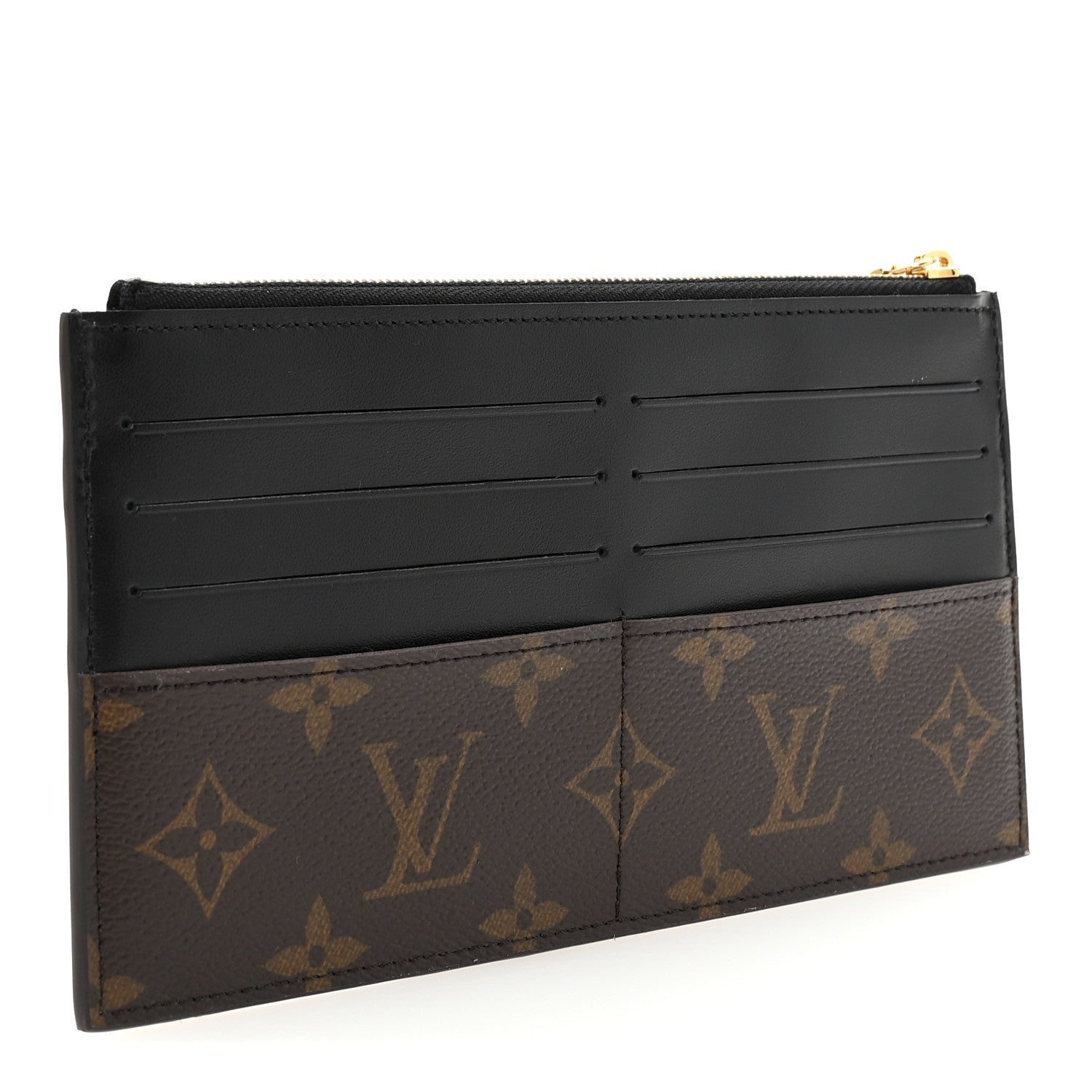 Louis Vuitton Monogram Slim Purse Black 3 of 7