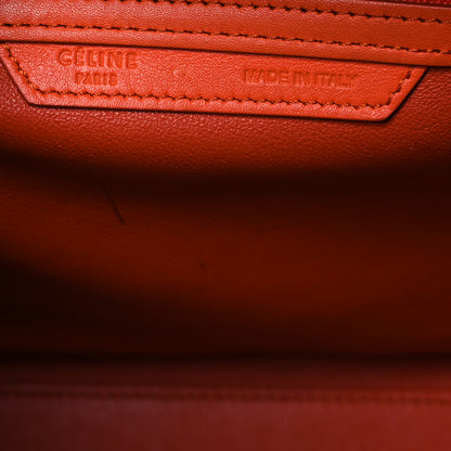 Celine Smooth Calfskin Mini Luggage  Bright Orange 7 of 18
