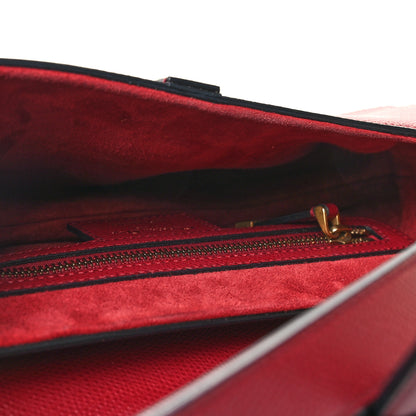 Christian Dior Grained Calfskin Saddle Bag Red 5 of 10
