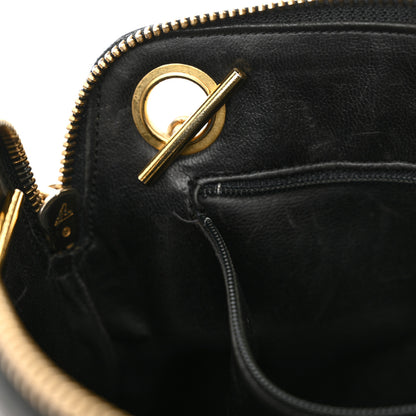 Chanel Lambskin Quilted Shoulder Bag Black 12 of 14