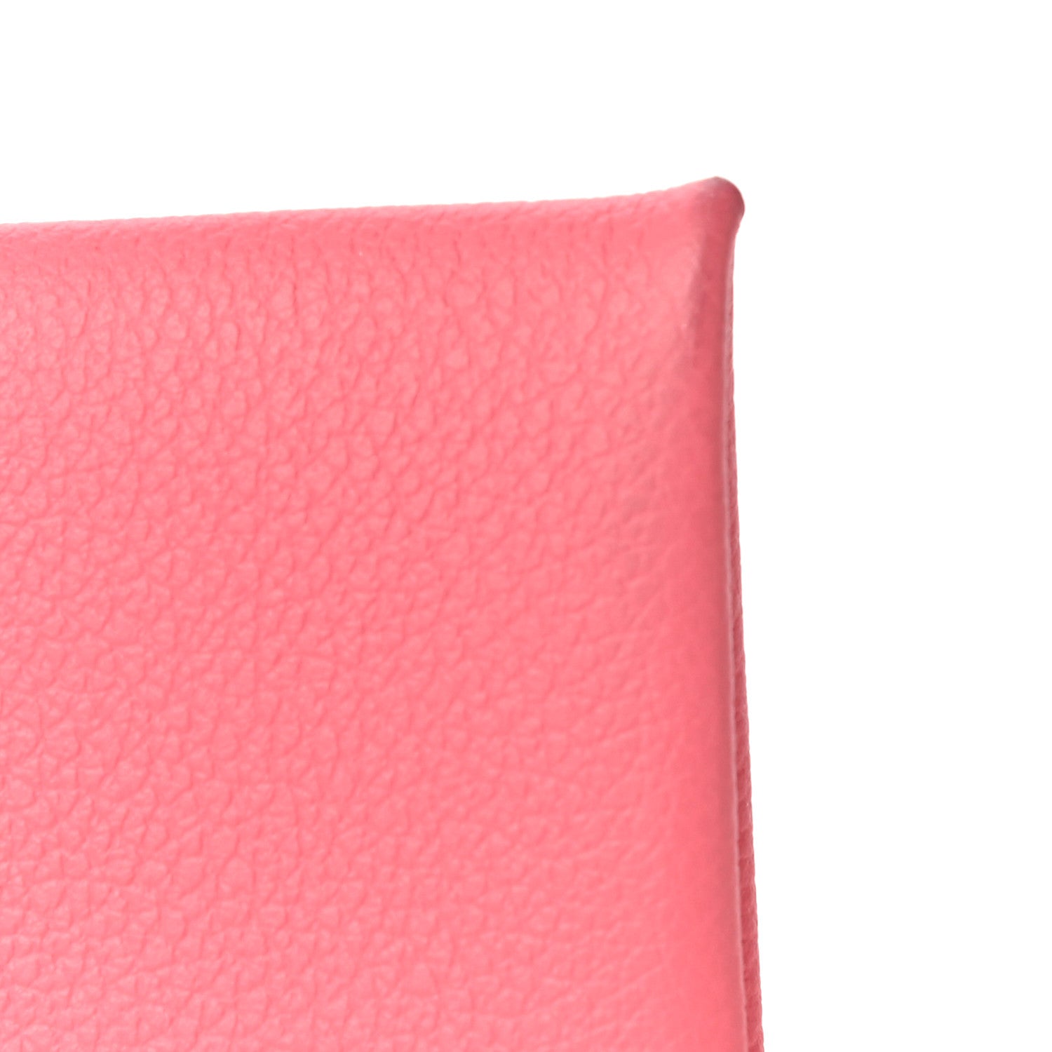 Hermes Evercolor Calvi Card Case Rose Azalee 12 of 14