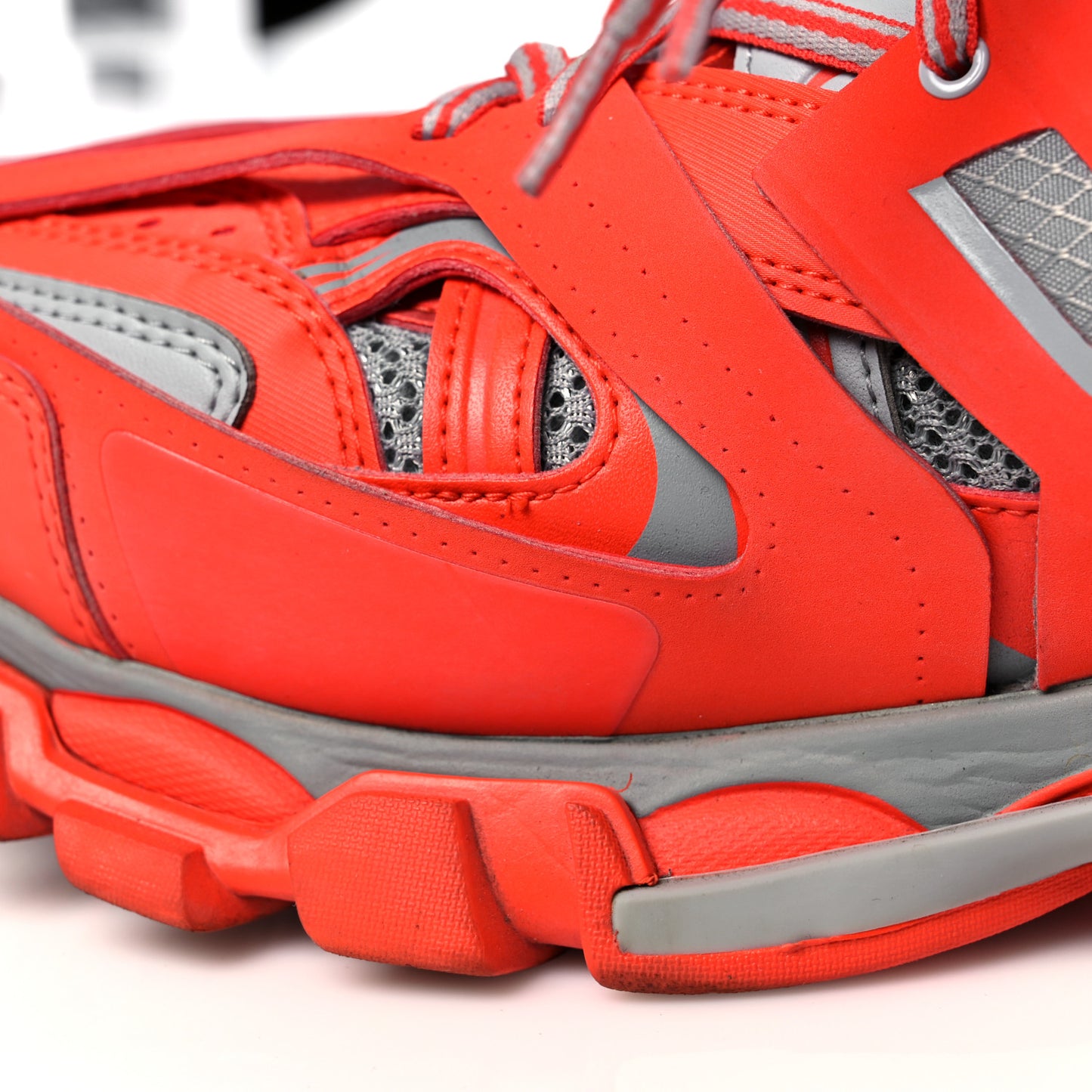 Mesh Nylon Mens Track Sneakers 42 Orange Slate Grey