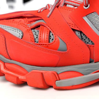 Balenciaga Mesh Nylon Mens Track Sneakers 42 Orange Slate Grey 9 of 11