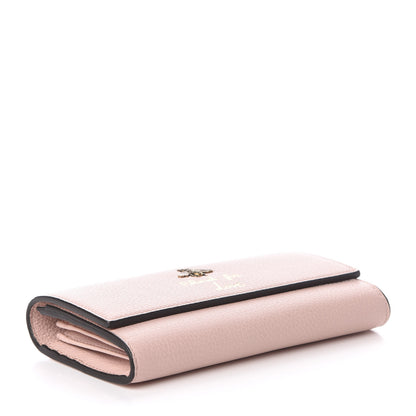 Gucci Calfskin Animalier Continental Wallet Porcelain Rose 4 of 7