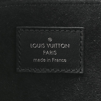 Louis Vuitton Calfskin Pochette Jules Zipped Clutch Black 6 of 12