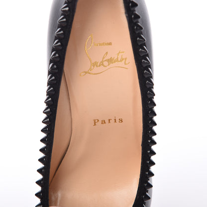 Christian Louboutin Nappa Malabar Hill Spikes 100 Pumps 37 Black 7 of 12