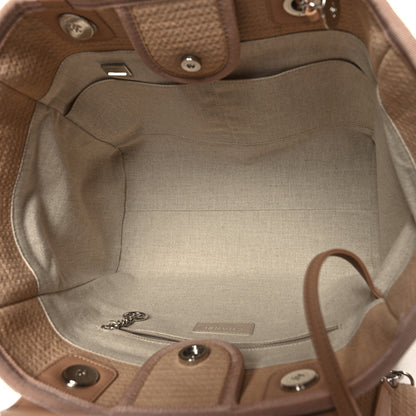 Chanel Mixed Fibers Small Deauville Tote Beige 6 of 13