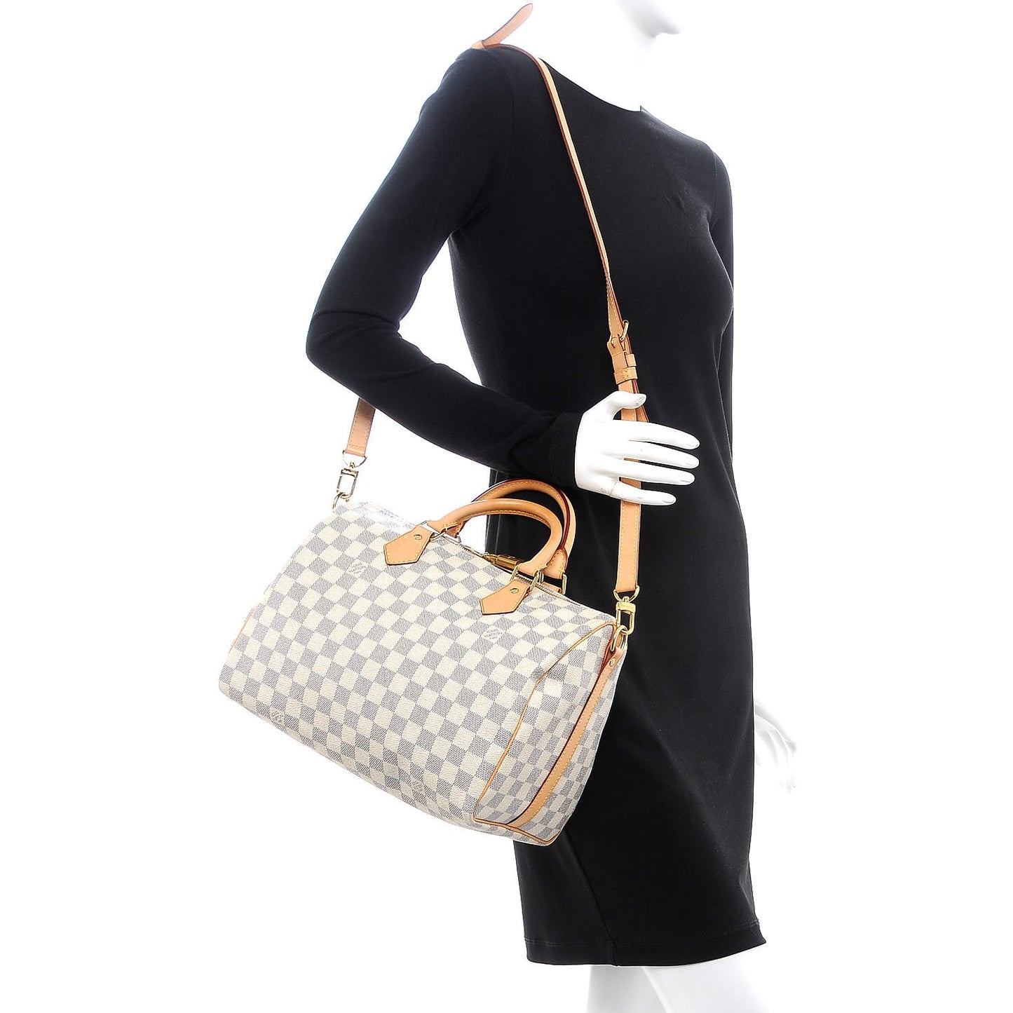 Damier Azur Speedy Bandouliere 30