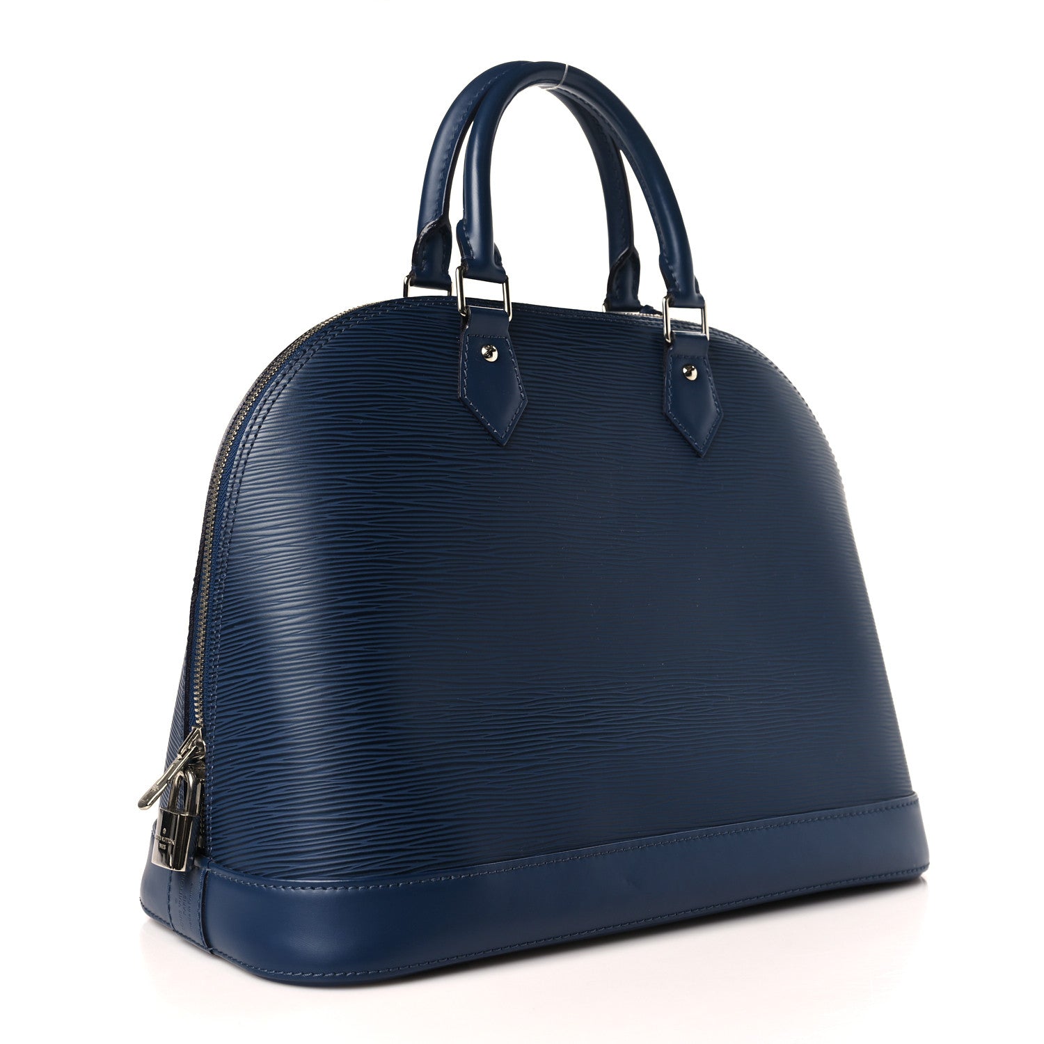 Louis Vuitton Epi Alma MM Indigo 3 of 8