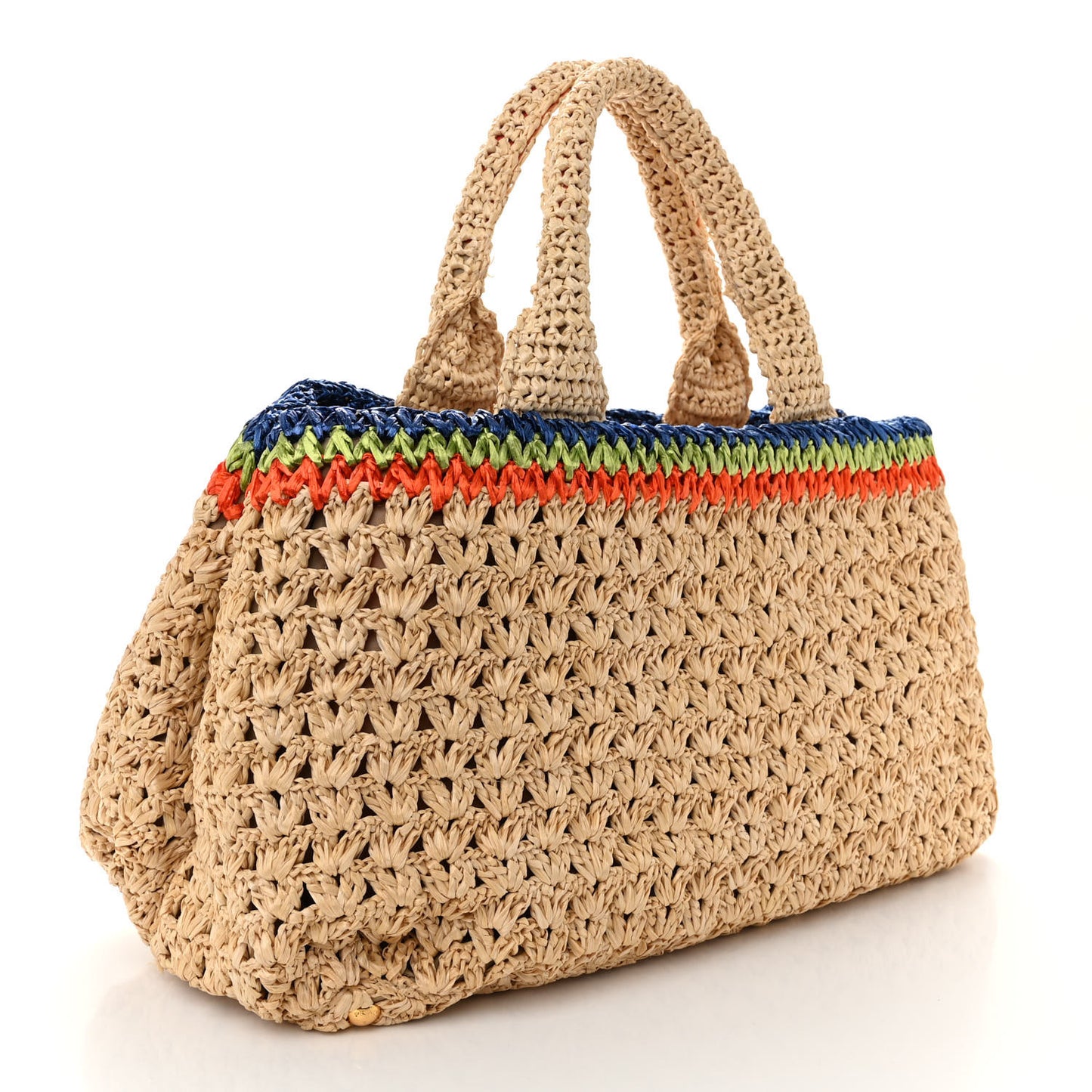 Raffia Gardeners Large Tote Multicolor