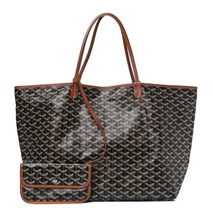 Goyard Goyardine Saint Louis GM Black Gold 1 of 4