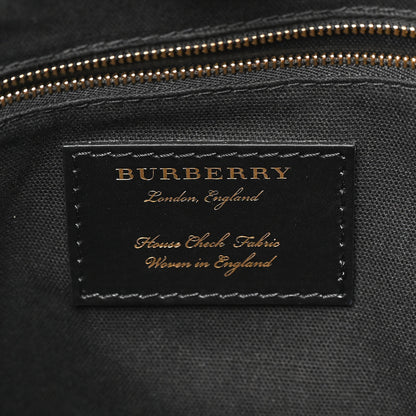Burberry Grainy Calfskin House Check Small Canterbury Mahogany Red 6 of 13