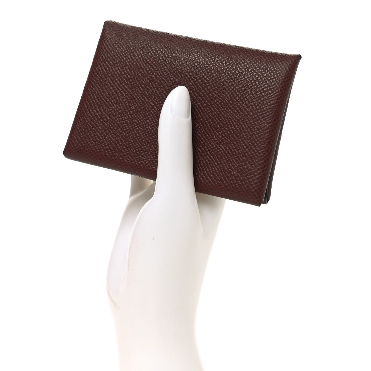 Hermes Epsom Calvi Duo Card Case Terre 2 of 8