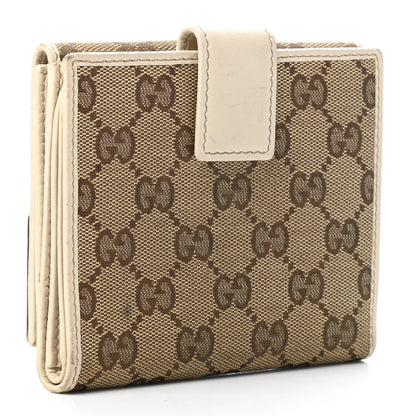 Gucci Monogram New Britt French Wallet White 3 of 12