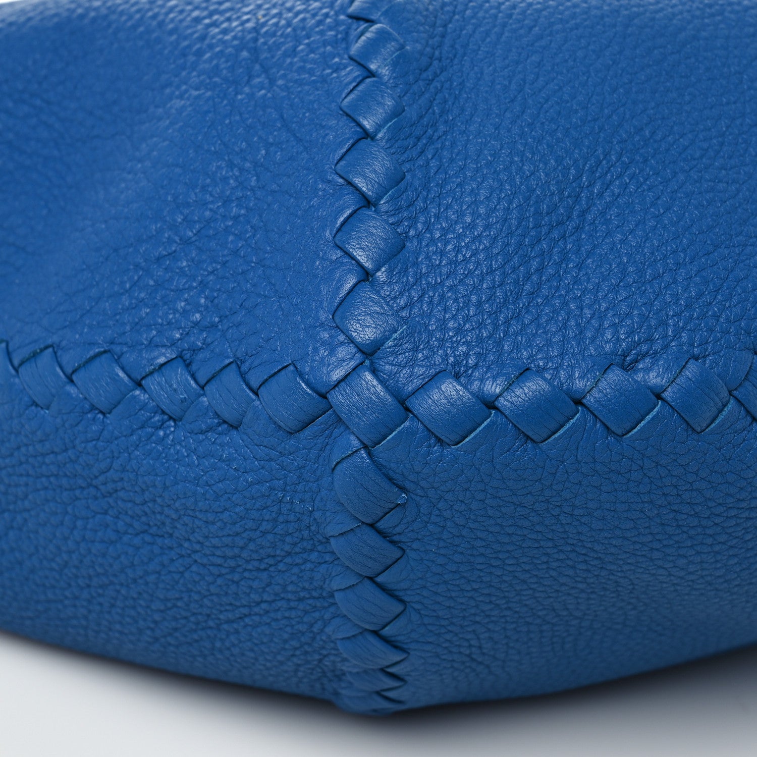 Bottega Veneta Cervo Deerskin Large Hobo Signal Blue 8 of 9