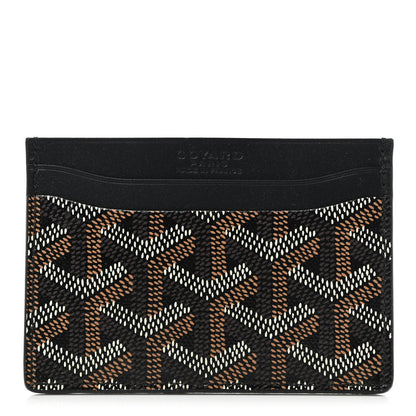 Goyard Goyardine Saint Sulpice Card Holder Black 1 of 7