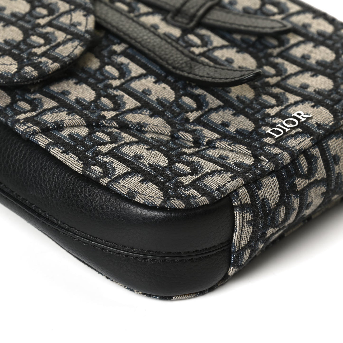 Oblique Saddle Pouch Blue