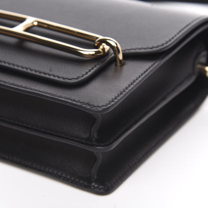 Hermes Evergrain Mini Sac Roulis Black 8 of 10