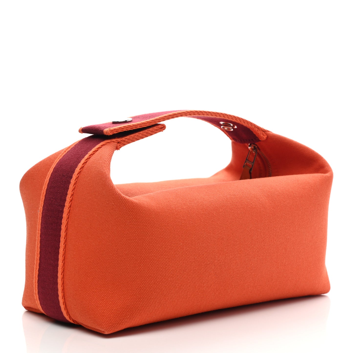Canvas Small Bride-A-Brac Pouch Orange Burgundy
