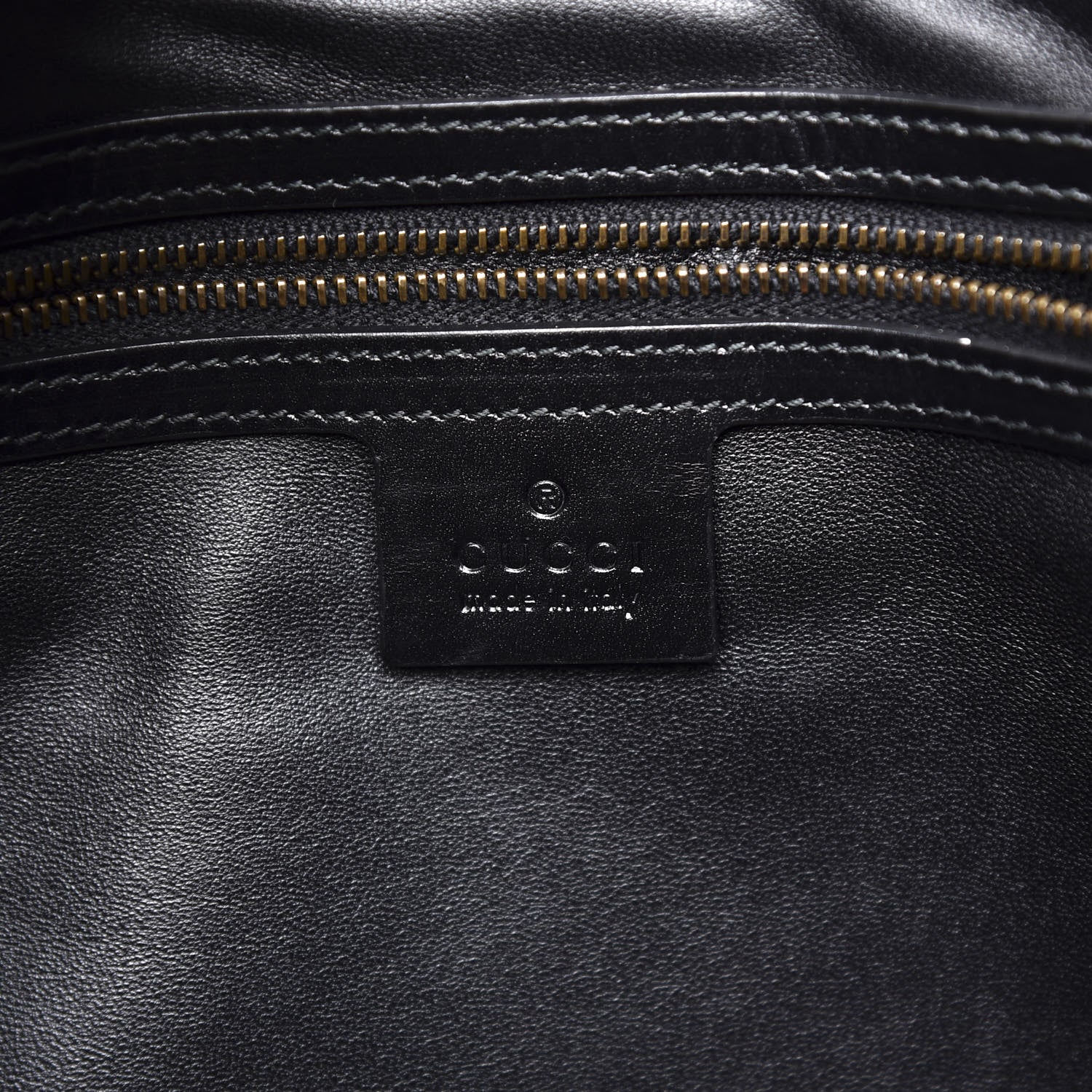 Gucci Calfskin Medium Lady Buckle Top Handle Bag Black 7 of 13