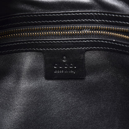 Gucci Calfskin Medium Lady Buckle Top Handle Bag Black 7 of 13