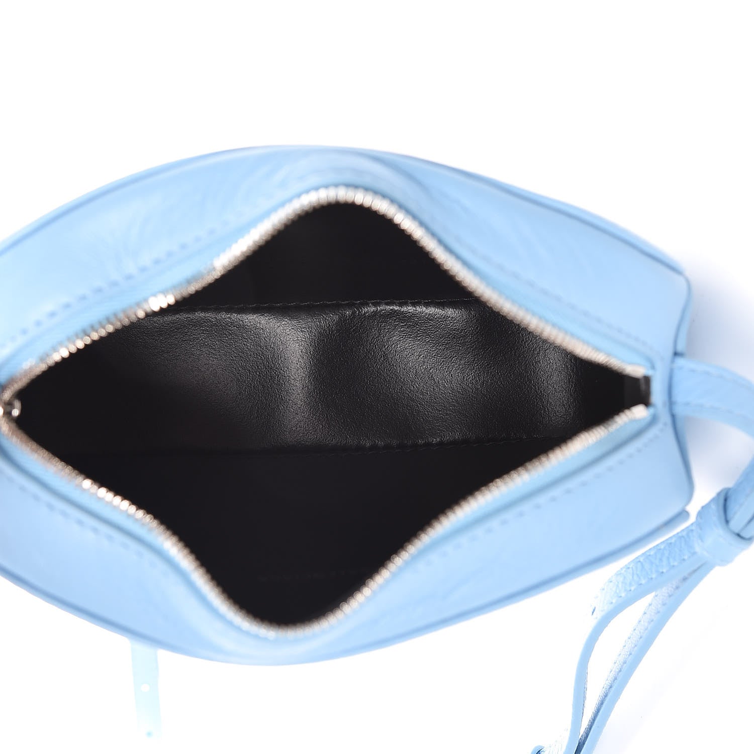 Balenciaga Calfskin XS Everyday Camera Bag Baby Blue Black 5 of 10