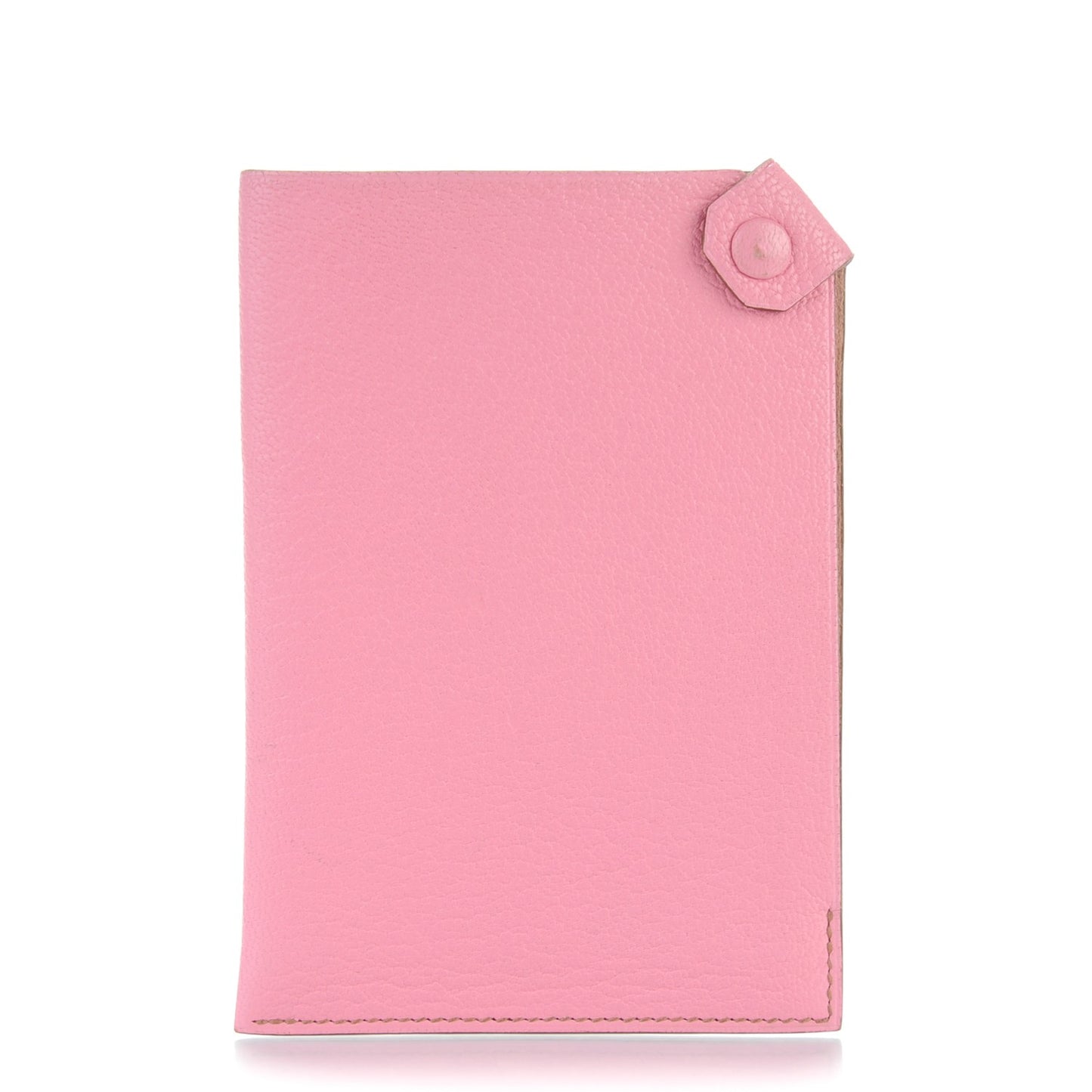 Chevre Mysore Tarmac PM Passport Holder Rose Confetti