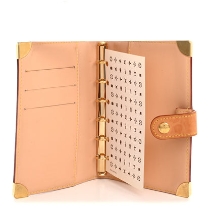 Louis Vuitton Monogram Multicolor Small Ring Agenda Cover Black 5 of 14